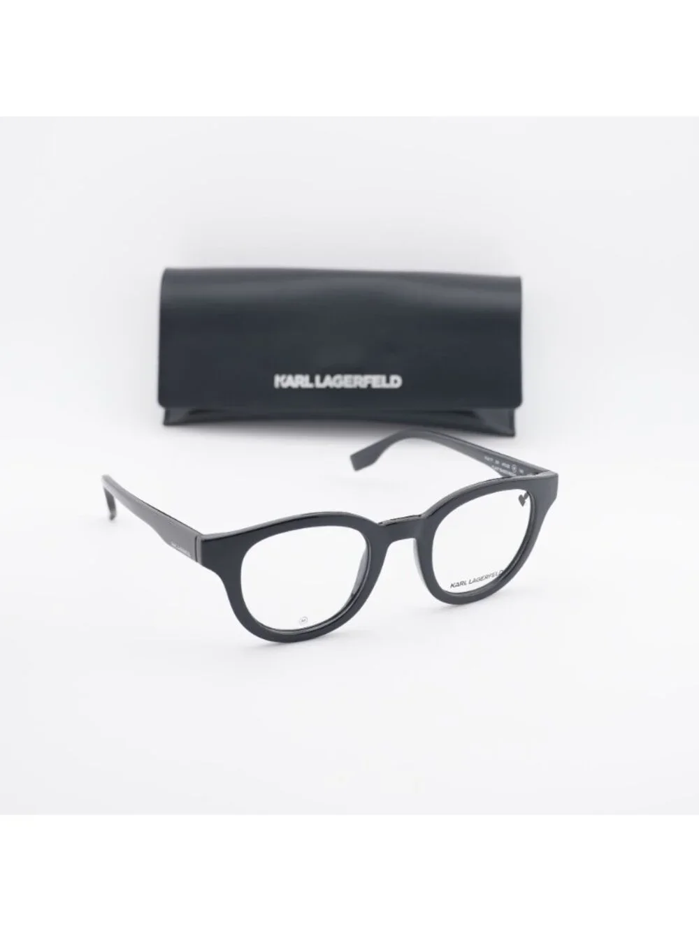 Karl Lagerfeld KL6177 001 Round 47mm Eyeglasses - Black